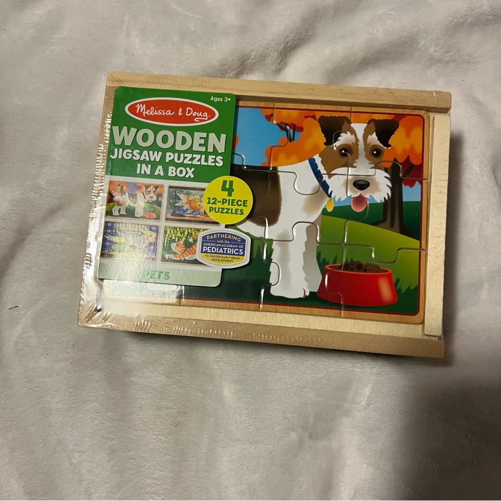 Melissa and Doug 4-in-1 puzzles